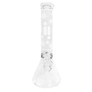 14" Infyniti Brand Water Pipe Glow in the Dark Leaf Design
