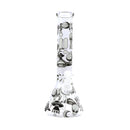 14" Infyniti Brand Water Pipe Glow in the Dark Alien Design