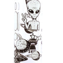 14" Infyniti Brand Water Pipe Glow in the Dark Alien Design