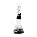 14" Infyniti Brand Water Pipe Glow in the Dark Wolf Design
