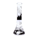 14" Infyniti Brand Water Pipe Glow in the Dark Wolf Design