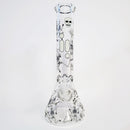 14" Infyniti Brand Water Pipe Glow in the Dark Skeleton Design