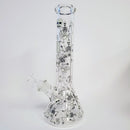 14" Infyniti Brand Water Pipe Glow in the Dark Skeleton Design