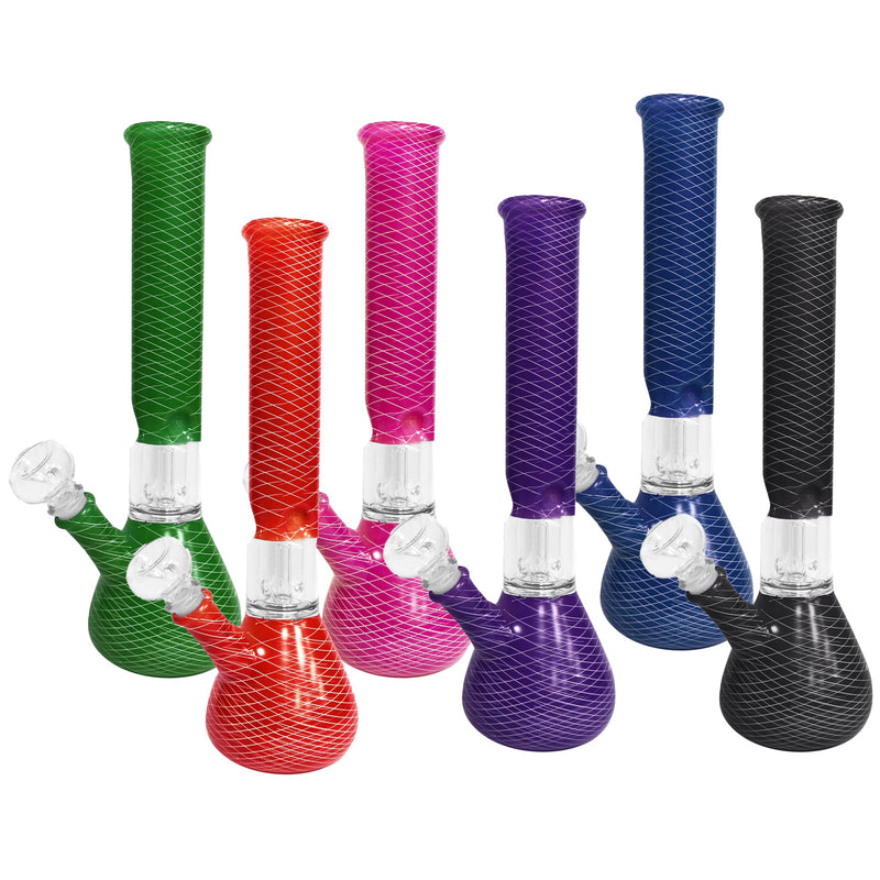 12" Water Pipe with Swirl Design