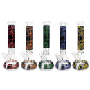 14" Colourful Skull Infyniti Brand Water Pipe with Ice Catcher