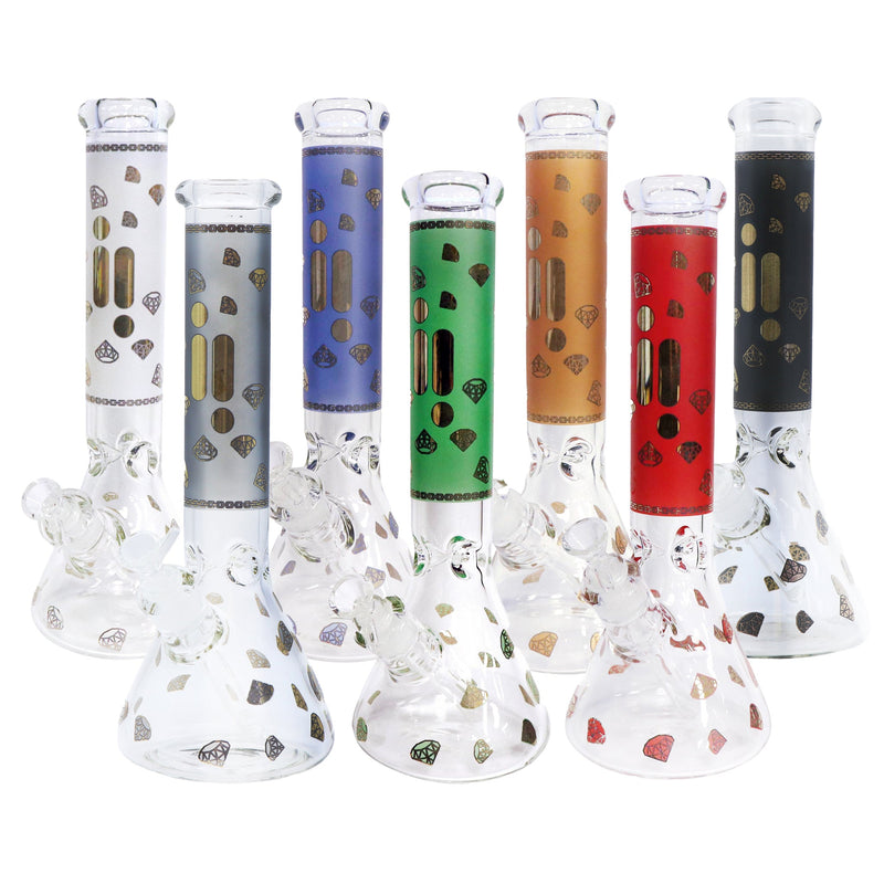 14" Golden Diamond Infyniti Brand Water Pipe