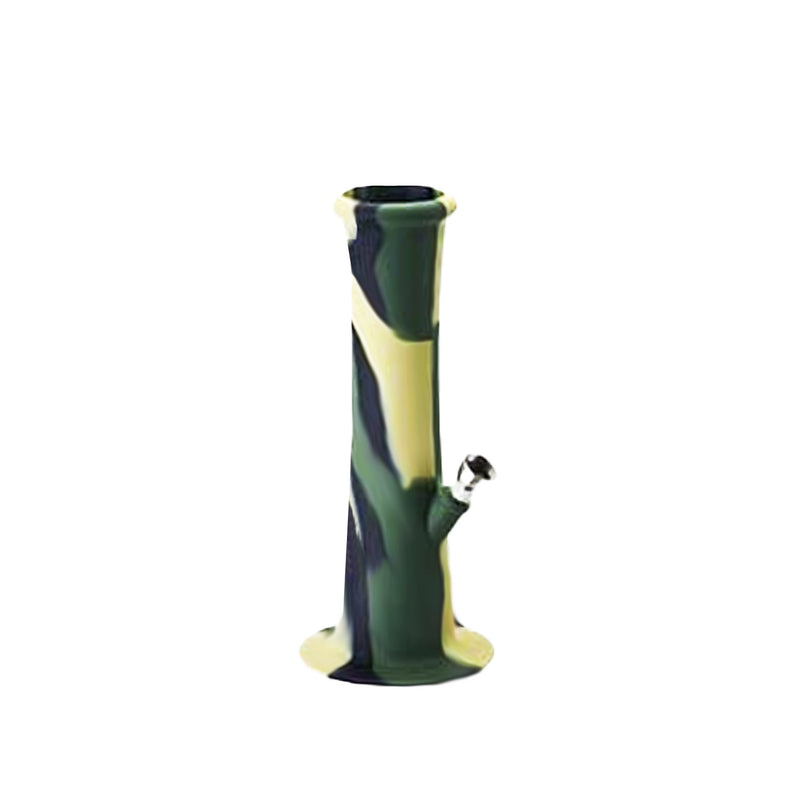 8.5" Silicone Water Pipe Fluted Shape