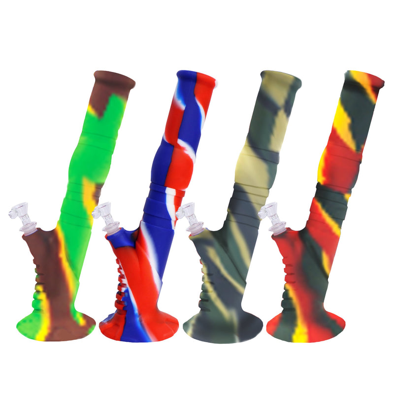 14" Leaner Silicone Water Pipe