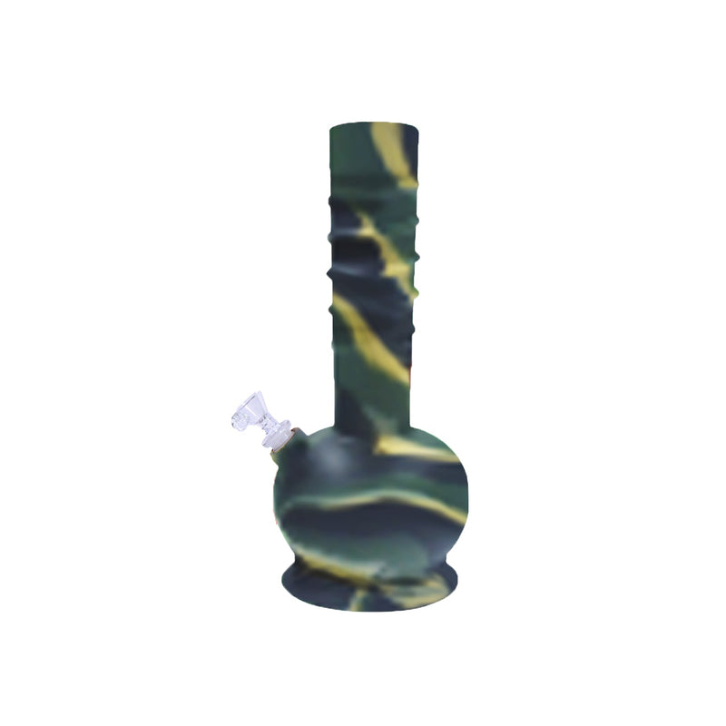 12" Silicone Water Pipe with Bubble Base