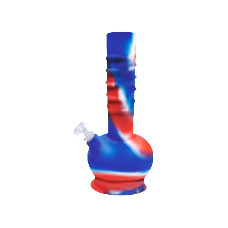 12" Silicone Water Pipe with Bubble Base