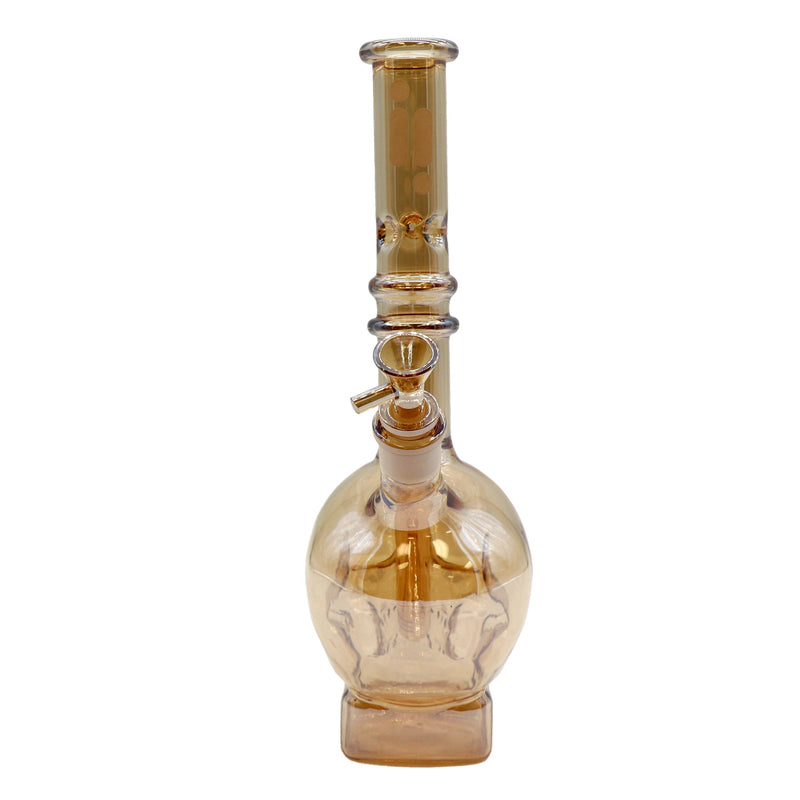 12" Water Pipe with Chrome Skull Face