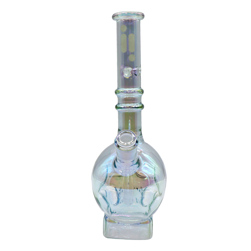 12" Water Pipe with Chrome Skull Face