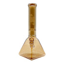 14" Water Pipe Pyramid Chrome