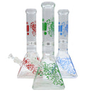 14" Water Pipe Green Ivy Ice Catcher