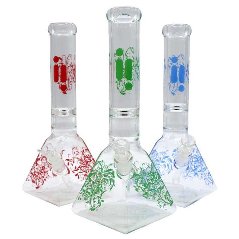 14" Water Pipe Green Ivy Ice Catcher