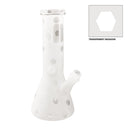 10" ii Frosted Water Pipe with Beaker Base and Ice Catcher