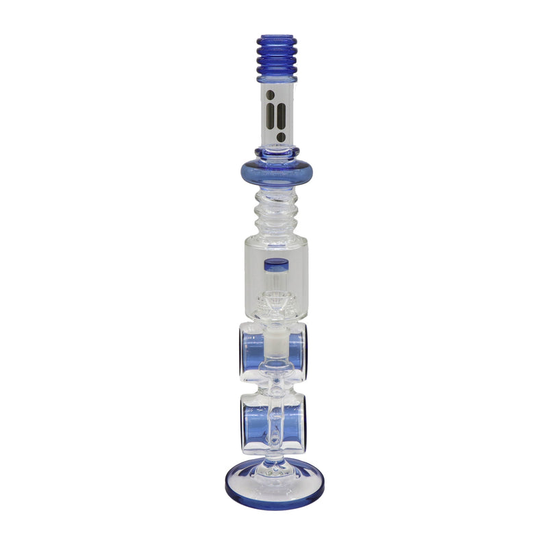 19" Infyniti Circle, Barrel Splashguard, Ribbed Water Pipe