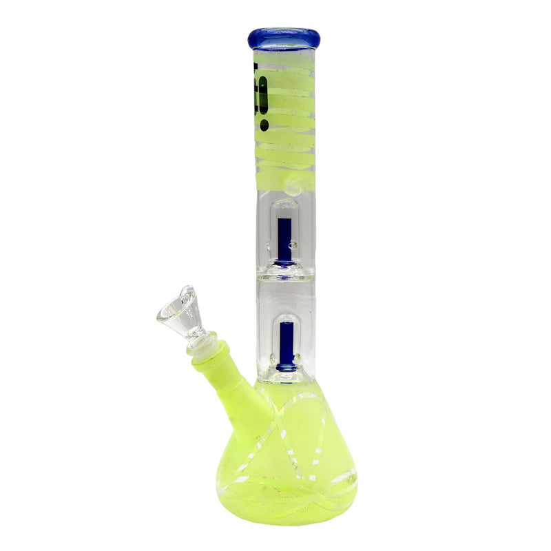 12" Water Pipe with Double Splashguard and Ice Catcher