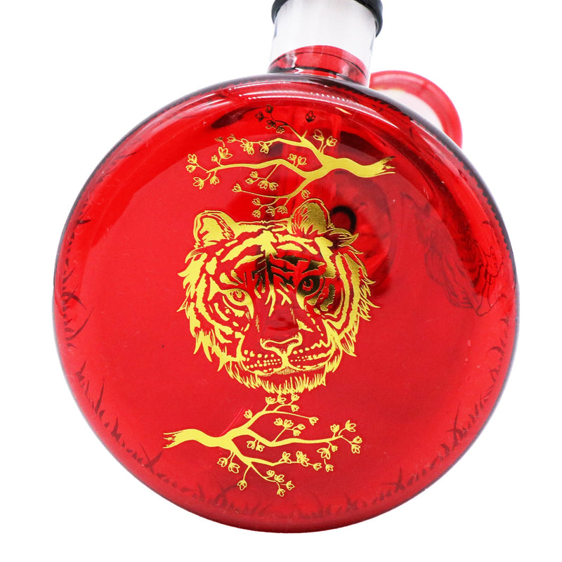 14" Untamed Collection, Tiger 12 Arm Tree Perk, Ice Catcher