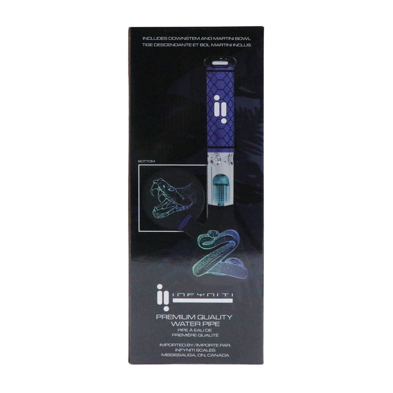 14" Untamed Collection, Blue Snake 12 Arm Perk, Ice Catcher