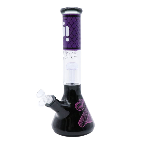 14" Untamed Collection, Purple Snake 12 Arm Perk, Ice Catcher