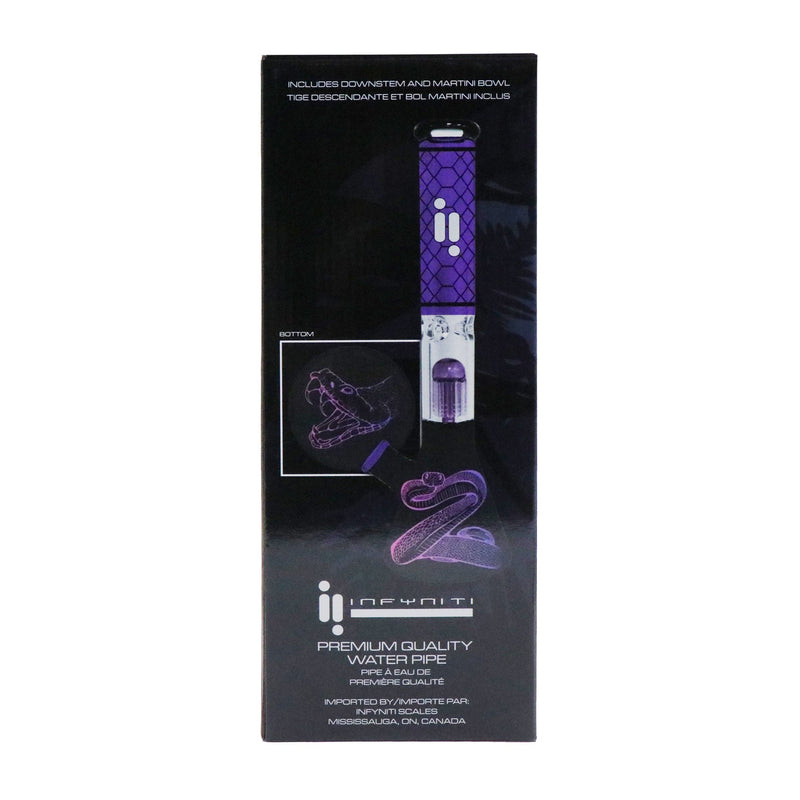 14" Untamed Collection, Purple Snake 12 Arm Perk, Ice Catcher