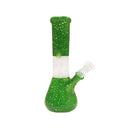 8" Speckle Water Pipe with Ice Catcher and Splashguard