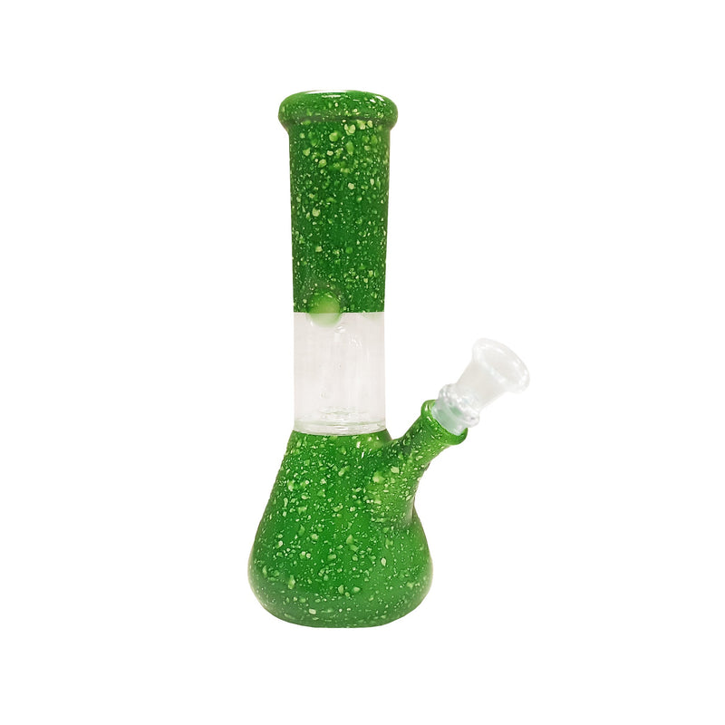 8" Speckle Water Pipe with Ice Catcher and Splashguard