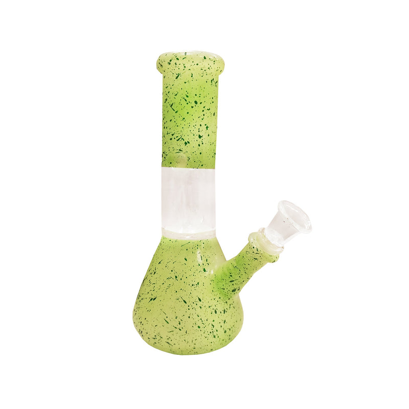 8" Speckle Water Pipe with Ice Catcher and Splashguard