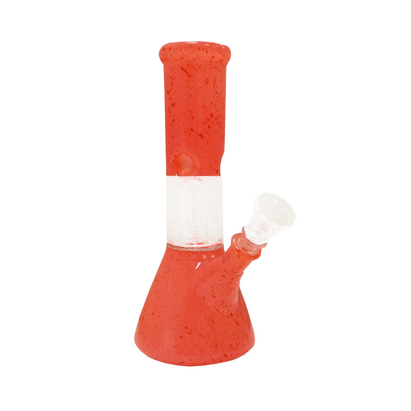 8" Speckle Water Pipe with Ice Catcher and Splashguard