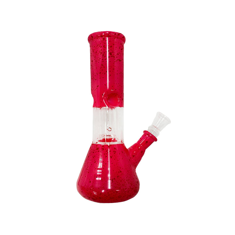 8" Speckle Water Pipe with Ice Catcher and Splashguard