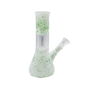 8" Speckle Water Pipe with Ice Catcher and Splashguard