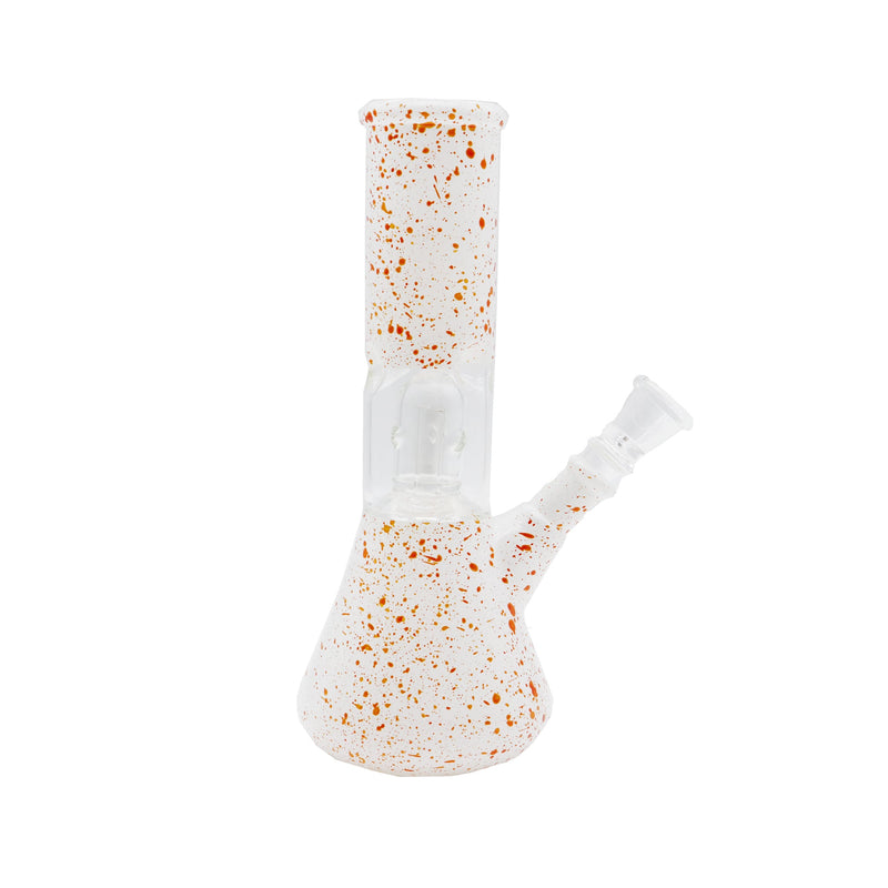 8" Speckle Water Pipe with Ice Catcher and Splashguard