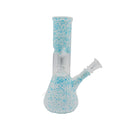 8" Speckle Water Pipe with Ice Catcher and Splashguard