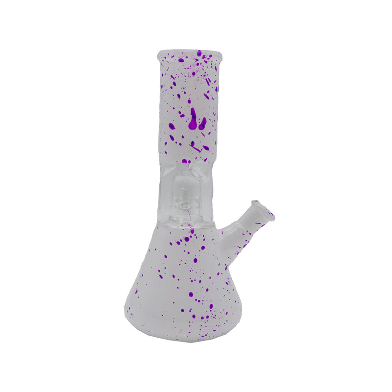 8" Speckle Water Pipe with Ice Catcher and Splashguard