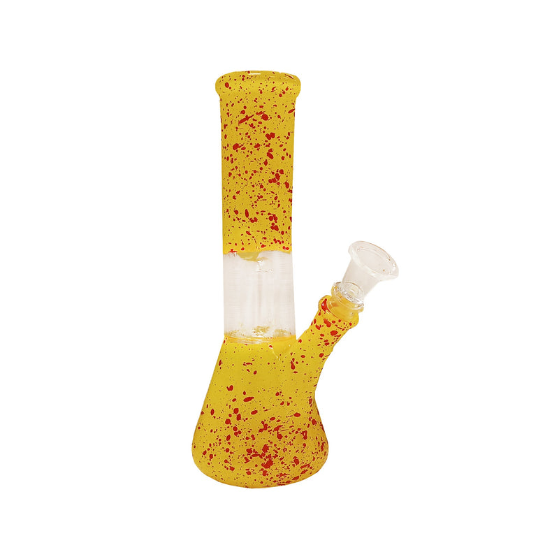 8" Speckle Water Pipe with Ice Catcher and Splashguard
