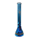 18" Metallic Multi-Colour Water Pipe beaker base with Ice Catcher