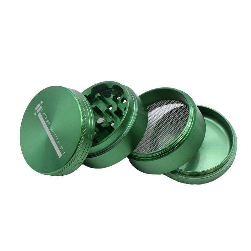 Infyniti Brand Aluminum Grinder - Infyniti Scales