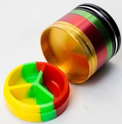 Silicone and Aluminum Grinder