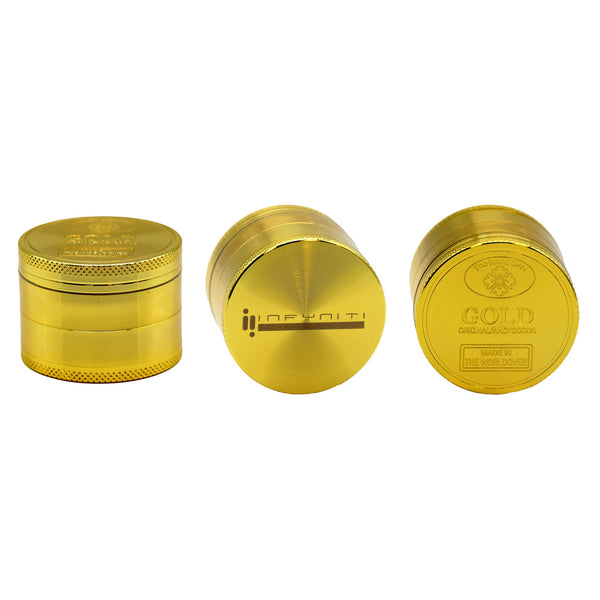 Gold Coin Grinder Infyniti Brand 58mm