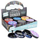SC Pulsar Artist Design Series Aluminum Grinder | 4pc | 2.5" | Assorted Designs | 6ct Display