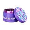 SC Pulsar Artist Design Series Aluminum Grinder | 4pc | 2.5" | Assorted Designs | 6ct Display