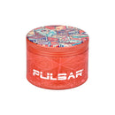 SC Pulsar Artist Design Series Aluminum Grinder | 4pc | 2.5" | Assorted Designs | 6ct Display