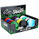 SC Pulsar Acrylic Grinder - 2pc - 2" 12 Piece Display Assorted Colors
