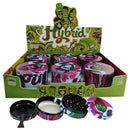 4 Part Grinder Hybrid, Rolling Stars Assorted Color & Printed Design [GRS-H6918] Display Pack Canadian Distributor