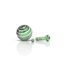 Honeybee Herb | GLASS MUSHROOM PILLAR TERP SET Cap · Dabber · Insert · Clip · Nail Honeybee Herb Green