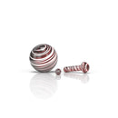 Honeybee Herb | GLASS MUSHROOM PILLAR TERP SET Cap · Dabber · Insert · Clip · Nail Honeybee Herb Red