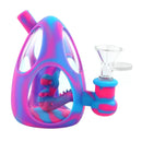 Gotoke | 4.4" YOSHI EGG SILICONE GLASS BUBBLER n Resin · Silicone · Plastic Bong Gotoke Purple-Blue