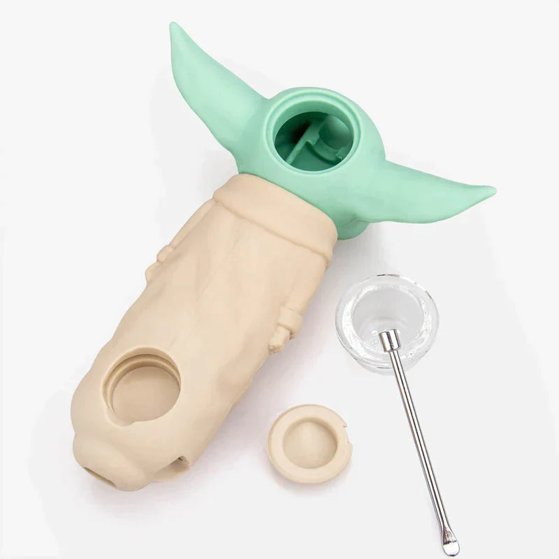 O Gotoke | 4.5" BABY YD SILICONE HAND PIPE Assorted Colours