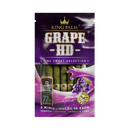 King Palm | 5 Mini Hand-Rolled with flavor tips Box of 15 Leaf Wrap Cannatron Grape HD